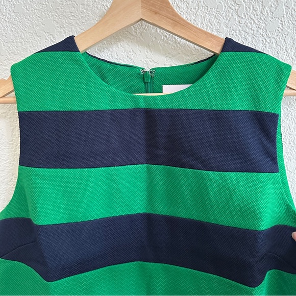 NEW NWT Tuckernuck x Atlantic-Pacific Kelly Green Navy Stripe Emma Blouse Large - Picture 5 of 9
